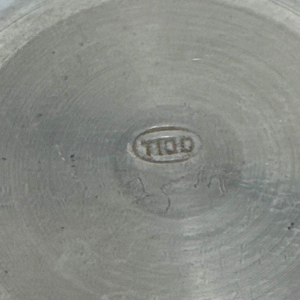 Small Metal Bowl Unisex 3.5in Silver Good Vintage T100 Hallmark